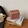 Bolsa de Mão com Corrente da Moda para Mulheres, Novo Estilo 2026, Bolsa de Ombro Único Transversal, Bolsa Quadrada Pequena Versátil Casual