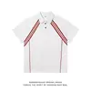 Camisa polo de lapela estilo americano, peso pesado, para homens, manga curta, verão, camiseta casual moderna, solta, de meia-manga