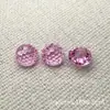 Aretes de Circonia Cortada Redonda para Fuegos Artificiales 6mm 8mm Piedra Suelta Venta Caliente Circonia Piedra Suelta Suministro Directo del Fabricante Transmisión en Vivo de Douyin