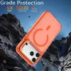 Adecuado para Apple Iphone18Pro Color Brillante Tipo Piel Mate Magnético Funda de Teléfono Samsung S26Fe Soporte Anti-Caída Cubierta