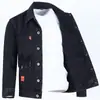 Chaqueta de Mezclilla para el Trabajo, Ropa de Trabajo de Protección Laboral para Hombre, Ropa de Trabajo para Sitio de Soldadura, Chaqueta Resistente al Desgaste para Primavera, Otoño e Invierno