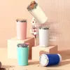 Nueva Taza Mezcladora Eléctrica para Café, Taza Portátil Aislada, Compacta de Acero Inoxidable, Elegante Taza Mezcladora con Bolas Magnéticas