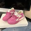 Zapatillas de Entrenamiento Alemanas Personalizadas de 7.5cm para Aumentar la Altura para Mujeres, Nuevo Estilo Primavera/Verano, Zapatillas Deportivas Casuales Retro Tipo "Dad Shoes" para Personas Petitas