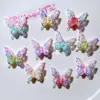 Acessórios de Resina Embellishments DIY Fivelas de Sapato Adesivos para Copo de Água Cola de Creme Acessórios de Cabelo Capas para Canudo Adesivos Autocolantes Cola AB Borboleta de Camada Dupla