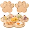 Tabla de Rascado Irregular de Madera Creativa para Gatos Tabla de Cortar Hogareña Bandeja para Bistec Queso Plato para Frutas Pan Frutas Secas Sala de Estar