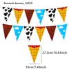 Banderines triangulares de decoración para fiestas temáticas de Toy Story más vendidos de Amazon, banderines pequeños y coloridos para crear un ambiente de fiesta, decoración del lugar