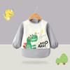 Bata Infantil para Comer, Impermeable y a Prueba de Aceite, Babero de Otoño e Invierno para Bebé para Usar por Encima, Moda y Lindo Conejo para Vestir al Revés