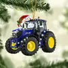 Enfeites de Natal Caminhão Entusiastas de Carros Festa de Natal Decorações Penduradas Motorista Decoração de Natal Pingente Acrílico Plano