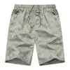 Novos Shorts Casuais de Algodão Puro para Primavera e Verão 2025, Fornecimento de Longo Prazo, Cintura Elástica da Moda, Bolso com Zíper Puro