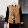 Conjunto de Tres Piezas Nuevo Chaleco de Primavera 2026 para Mujeres de Mediana Edad y Mayores Talla Grande Holgado Versátil Adelgazante Estilo Chino