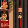 2026 Año del Caballo Petardos Colgantes Decoraciones de Año Nuevo Festival de Primavera Sala de Estar Danza del León Banderas Rojas Colgantes de Puerta Arreglo