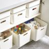 Caixa de Armazenamento de Plástico Roupas Doméstica Cozinha Caixa de Armazenamento de Mesa Suprimentos Caixa de Armazenamento com Tampa Caixa de Armazenamento à Prova de Poeira