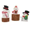 Novos Enfeites de Natal Fofos Transfronteiriços Papai Noel Alce Decoração de Casa Decoração de Mesa Enfeites Artesanais