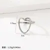 Anillo de Amor Europeo y Americano Transfronterizo para Mujer de Acero de Titanio No Desvanecible Chapado en Oro de 18 Quilates Anillo de Acero Inoxidable de Alta Gama Venta al por Mayor
