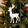 Novos Enfeites de Árvore de Natal Transfronteiriços, Flocos de Neve Coloridos Criativos, Renas, Meninas Anjo, Decorações Moldadas por Injeção de Natal Atacado