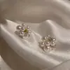 Nuevos Pendientes de Imitación Perla Suave Estilo Coreano para Mujer, Pendientes de Circonita de Moda y Versátiles, Pendientes de Lujo Ligero y de Gama Alta