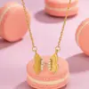 Colar duplo novo estilo borboleta de luxo leve, moda coreana, único e versátil, joia de corrente de clavícula de alta qualidade para mulheres