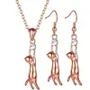 Collar Gatos Oscuros Explosiones de Amazon Transfronterizas Diseño de Nicho Europeo y Americano Collar de Cadena para Clavícula Payaso Pendientes