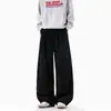 Calça Casual de Veludo Cotelê para Homens 2026 Nova Marca Moderna Retro Solta Casual Reta de Perna Larga Calças Longas Roupa Masculina