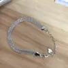 Pulseira de Renda Trançada Larga em Camadas Estilo Europeu e Americano Temu Transfronteiriça para Mulheres, Acessório de Corrente de Joia Versátil Único e Moderno