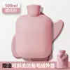 Bolsa de Agua Caliente Gruesa a Prueba de Explosiones para Niñas, Calentador de Manos, Compresa Caliente, Calentador de Vientre, Calentador de Pies, Calentador de Manos Lleno de Agua de Terciopelo de Conejo de Imitación