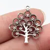 28x23mm 2.1g Plata Antigua zakka venta directa de fábrica Colgante de Árbol Hueco