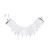 Gargantilha de Renda Francesa Pura Atmosfera de Luxo Sexy Pingente Gota com Franja Corrente para Clavícula Design de Nicho Colar Elegante