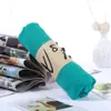 Lenço TR de algodão e linho especial cor de doce xale lenço de 33 cores moda presente presente lenço monocromático atacado