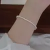 Diseño único, de alta gama, lujo ligero, joyería de moda y exquisita para novia, auténtica aguamarina, fragmento de plata, pulsera de perlas para mujer
