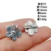 Broche Vintage Banhado a Prata em Latão Fivela de Qipao Pingente com Franja Gancho para Roupas Acessórios para Joias de Colar DIY Atacado