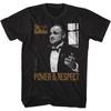Camiseta para hombre de El Padrino Corleone, película clásica de El Padrino, camiseta retro europea y americana.