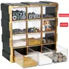 Acessórios de Hardware Prateleiras de Classificação de Materiais Caixas de Armazenamento para Classificação de Peças Montagem Cestas Inclinadas Grandes Médias Pequenas Caixas Plásticas Reutilizáveis