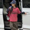 Conjunto de Dos Piezas Falsas para Niñas de Manga Larga Primavera/Otoño 2026 Nuevas Llegadas Ropa Interior Tipo Camiseta para Niñas Grandes Pantalones con Cubierta de Glúteos de Hoja Curva Otoño Temprano