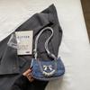Bolso Nicho Francés para Mujer Verano 2025 Nuevo Bolso Bandolera de Moda Trendy Estilo Coreano Texturizado Estilo Occidental Bolso de Axila de Cadena