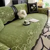 Almofada de Sofá com Textura de Pétala de Chenille Jacquard Alta Densidade Antiderrapante Almofada de Assento de Sofá Amiga da Pele Tecido de Capa de Sofá de Alta Qualidade Simples