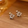 S999 Plata de Pie para Dormir Sin Pendientes Nuevos 2024 Explosiones Hueso de Oreja Clavos Pendientes Pendientes de Mujer Venta al por Mayor