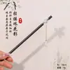 Grampo de Cabelo de Garça Voadora Estilo Antigo Grampo de Cabelo de Ébano Sintético Acessórios Hanfu Novo Estilo Chinês Grampo de Cabelo Cheongsam Joias Atacado para Mulheres