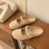 Sandálias Rasteirinhas de Calçar Novas Casuais Preguiçosas Sapatos Fechados Versáteis Chinelos para Mulheres Verão Uso Externo 2026 Pérola