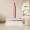 Rodillo quitapelusas con cubierta, rodillo quitapelusas para el hogar, removedor de pelusa para cabello y alfombras, rodillo quitapelusas ensanchado con papel desprendible
