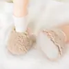 Zapatos y Calcetines Gruesos de Felpa para Bebé Nuevos de Otoño e Invierno, Zapatos para Antes de Caminar con Suelas Suaves Antideslizantes, Zapatos Altos Cálidos para Bebé, Clase A