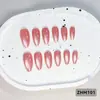 24 PIEZAS Colección de Arte para Uñas Bestseller Transfronterizo Navidad Halloween Flor Uñas Portátiles Ojo de Gato Halloween Piezas de Uñas Portátiles