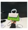 Bolso Pequeño Cuadrado de Costura de Color Caramelo Simple Estilo Coreano para Mujer 2024 Verano Nuevo Versátil Estilo Extranjero Bolso de Hombro Cruzado