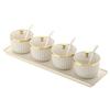 Set Combinado de Almacenamiento de Caja de Condimentos para Cocina del Hogar, Set de Frascos de Condimentos de Lujo Ligero, Plástico Integrado, Uso Comercial