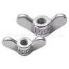 Tuerca Mariposa de Acero Inoxidable 304, Tuerca Redonda de Ala Manual, Tapa de Tornillo de Cuerno en Forma de Mariposa M6M8M10M12