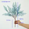 Planta simulada folha azul transfronteiriça liquidação atacado suprimentos de Natal adereços decoração de shopping center ao ar livre plantas verdes
