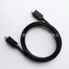 Cabo de Projeção de Tela 4K com Conector Macho Duplo USB-C Gen2-3A-20Gbps com Blindagem de Folha Metálica de 4 Camadas Integrada Cabo Anti-Interferência