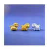 Año del Caballo Chapado en Cobre Chapado en Oro Serie de Ponis Colgante de Cuentas Pulsera de Caballo del Zodiaco Cuentas Accesorios de Cuentas del Año del Caballo