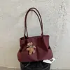 Bolso de Hombro Individual de Cuadros Japoneses de Gran Capacidad Bolso de Mano Casual de Color Sólido Personalizado Bolso Tote de Moda para el Trabajo para Mujeres