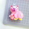 Serie de polvos, oso de fruta luminoso, accesorios de resina, crema de pegamento, accesorios para el cabello, titular, funda de teléfono móvil, colgante para refrigerador, flor de zapato