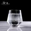 Lujo Accesible Escandinavo Hexagonal de Vidrio Doméstico Martillado Diamante Vaso de Agua Vaso de Whisky Geométrico Juego de Vino Ins Vaso de Vino Extranjero